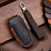 For Ford F-150 3-button C074 Car Key Leather Protective Case, C074