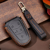 For Cadillac / CT5 / CT6 / XT6 5-button C087 Car Key Leather Protective Case, C087