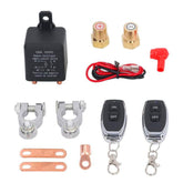 ZL180 12V 120A Car Relay Remote Rireless Battery Isolator with Battery Clip x 2 & Remote Control x 2, 12V 120A with Battery Clip x 2 & Remote Control x 2