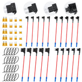 20 in 1 Car Blade Fuse Holder Kits with Cable, 20 in 1