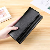 3591C Multi-function Litchi Texture Leather Wallet Large-capacity Purse
