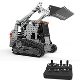MoFun SW(RC)-008 2.4G Wireless Remote Control 10-channel Caterpillar Forklift Children DIY Stainless Steel Assembled Toy, SW(RC)-008