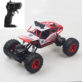 HD6026 1:16 Large Alloy Climbing Car Mountain Cross-country Four-wheel Drive Remote Control Car Toy, Size: 28cm, HD6026 1:16(Red), HD6026 1:16(Silver), HD6026 1:16(Black), HD6026 1:16(Blue)