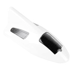Solar Colorful Light Anti Collision Shark Fin Car Taillight LED Flash Warning Light Caution Light