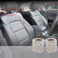 4 PCS Car Crystal Head Pillow Modified Decoration