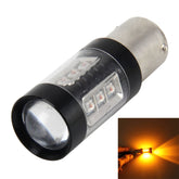 1156/BA15S 80W 1000 LM Car Auto Turn Light Backup Light with 16 CREE Lamps, DC 12-24V, 1156 (Yellow Light)