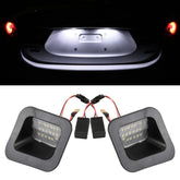 2 PCS DC12V / 2W / 6000K / 120LM Car LED License Plate Light 18LEDs SMD-3528 Lamps for Dodge, White Light, For Dodge
