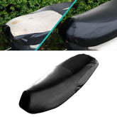 Waterproof Motorcycle Black Leather Seat Cover Prevent Bask In Seat Scooter Cushion Protect, Size: M, Length: 48-54cm; Width: 25-35cm, Length: 48-54cm; Width: 25-35cm