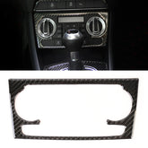 Carbon Fibre Car Air Conditioning Switch Panel Decorative Sticker for Audi Q3 2013-2018, Air Conditioning Switch Panel