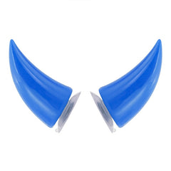 2 PCS Motorcycle Helmet Devil Decoration Motorbike Helmet Suction Cups Horns Decoration Headwear Sucker