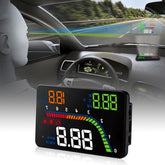 T100 OBD2 4 inch Vehicle-mounted Head Up Display Security System, Support Car Speed / Engine Revolving Speed Display / Instantaneous Fuel Consumption / Detection and Elimination Fault Code, T100
