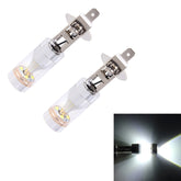 2 PCS H1 30W 350 LM 6000K White Light CREE 6 LED Car Fog Light Bulb, DC 12V, H1