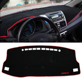 Left-hand Drive Car Light Instrument Panel Sunscreen Dashboard Mats Cover for Toyota New Corolla (2014-2018)ļ¼Please Note Model and Year, For Toyota