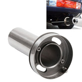 4 inch Universal Car 304 Stainless Steel Exhaust Pipe Muffler Unadjustable Tail Muffler Tip , 4 inch Unadjustable