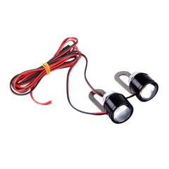 2 PCS 12V 3W Eagle Eyes LED Light For Motorcycle ,Wire Length: 45cm, Wire Length: 45cm