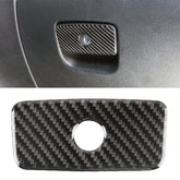 Car Front Passenger Seat Storage Box Carbon Fiber Decorative Sticker for Jeep Grand Cherokee 2011-2018, Front Passenger Seat Storage Box