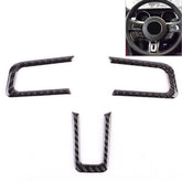3 PCS Car Steering Wheel Button Decorative Sticker for Ford Mustang 2015-2020, Steering Wheel Button