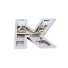 Car Vehicle Badge Emblem 3D English Letter Self-adhesive Sticker Decal, Size: 4.5*4.5*0.5cm, K, V, Z, L, W, B, M, X, C, N, D, O, E, P, F, Q