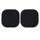 2 PCS Car Vehicle Carbon Fiber Texture Water Cup Pad Mat for Phone / GPS/ MP4/ MP3, Size: 6.5*6.5*0.3cm, 3R-2140