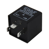 CF14 JL-02 Flasher for LED Auto Car-styling LED Turn Signal 3-Pin Car Flasher Relay Fix Hyper Flash General Lamp-LED Light Relay for European Cars, CF14 Not Adjustable Frequency