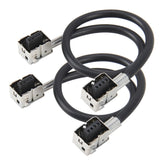 2 PCS Universal D3 HID Xenon Bulb Converter Cable Adapter D3 Adapter HID Socket Plug Adapter Bulb Wire Connector Wire for Ballast Hid, D3