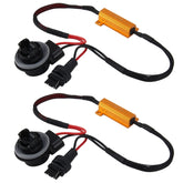 2 PCS 3156 Car Canbus Error Canceller Decoder Load Resistor LED 50W 8 Ohm No Blinking Decoder Heat Resistance Aluminum Case Heat Sink High Power Metal Shell Resistance, 3156