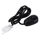 Car Truck Boat Switch Toggle Light Switch 3Pins DC12/24V Car Auto Universal DIY 3 Pin Drop-shaped Switch OFF-ON Push Button with Red and Green Indicator Light, Cable Length: 90cm, Button 3