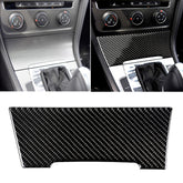 Car Carbon Fiber Cigarette Lighter Decorative Sticker for Volkswagen Golf 7 2013-2017, Cigarette Lighter
