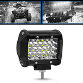 4 inch 18W 1800LM 4 Row LED Strip Light Working Refit Off-road Vehicle Lamp Roof Strip Light, 4 inch 72W