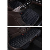 3 PCS / Set Warm Car Seat Cover Cushion Five Seats Universal Two Front Row Seat Covers and One Back Row Seat Cover Car Non-slip Chair Pad Warm Car Mats No Back Plush Cushion