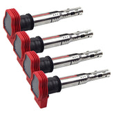 4 PCS Replace Car Ignition Coil Type 06E905115A/B/C/E/F Coils Suitable for 4-cylinder Engine For Audi A6L 2.4 Year After 2005, Random Number Delivery, 06E905115A