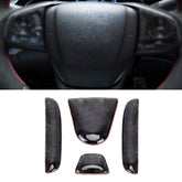 4 in 1 Steering Wheel H Logo Trim Decal Sticker for Honda Civic 10th Gen 2016-2019, H Logo Trim