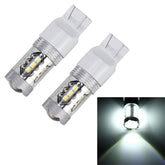 2 PCS T20 / 7443 5W 250LM 6000K Car Auto Brake Lights 16LEDs SMD-2835 Lamps, DC 12V, T20 / 7443
