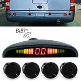 PZ316 Digital LED Crescent Shape Display Rear View Mirror Car Recorder for Truck with 4 Rear Radar, PZ316