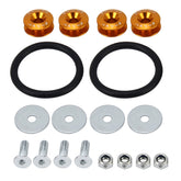 4 PCS Car Modified Screw Gaskets Bodywork Stainless Steel Gasket Bolts, Diameter: 24mm