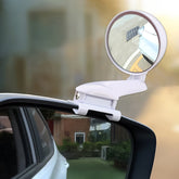 3R-095 Auxiliary Rear View Mirror Car Adjustable Blind Spot Mirror Wide Angle Auxiliary Rear View Side Mirror for Right Mirror, 3R-095 (White)