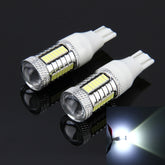 2 PCS T15 10W 650 LM 6000K Car Auto Brake Light Clearance Light Backup Light with 1 CREE Lamps and 32 SMD-4014 LED Lamps, DC 12V, T15
