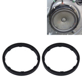 2 PCS 6.5 inch Car Auto ABS Loudspeaker Base Protection Solid Cover Holder Mat, Inner Diameter: 14.5cm, Universal 6.5 inch