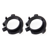 1 Pair H7 LED Headlight Bulb Retainers Holder Adapter for KIA Sorento/Sportage R/Grand Santa Fe/K3/K4/K5, Hyundai Sonata Generation 9(2015-2017)/Coupe/new Santafe/Veloster, For KIA/Hyundai