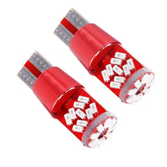 2 PCS T10 5W 27 SMD-3014 LEDs Car Clearance Light Lamp, DC 12V, 27 SMD-3014 LEDs, T10+5W Blue Light