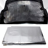 Car Hood Engine Noise Insulation Cotton Heat Waterproof Self Adhesive Car Heat Sound Insulation Cotton, Size: 1m x 1.4m x 5mm, Size: 1m x 1.4m x 5mm