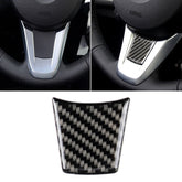 Car Carbon Fiber Steering Wheel Solid Color Decorative Sticker for BMW Z4 2009-2015, Steering Wheel Sticker(Solid Color)