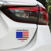 Car-Styling Semicircle Shape USA Flag Pattern Random Decorative Sticker, USA Flag Semicircle Shape