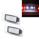 2 PCS LED License Plate Light with 18 SMD-3528 Lamps for Hyundai,2W 120LM,6000K, DC12V(White Light), For Hyundai