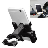 Motorcycle Handlebar Aluminum Alloy Phone Bracket, Suitable for 60-100mm Device, Handlebar Bracket for 60-100mm