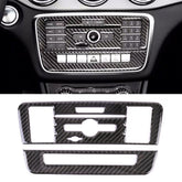 Car Carbon Fiber CD Panel Decorative Sticker for Mercedes-Benz GLA 2015-2018, CD Panel(2)