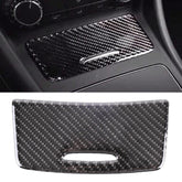 Car Carbon Fiber Ashtray Panel Decorative Sticker for Mercedes-Benz GLA 2015-2018, Ashtray Panel