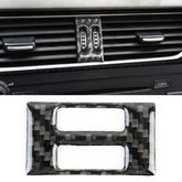 Car Carbon Fiber Air Conditioning Switch Decorative Sticker for Audi A4L / A5 / Q5 2009-2016, Air Conditioning Switch