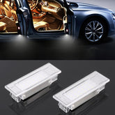 2 PCS LED Car DC 12V 1.5W 6000K 100LM Door Lights 18LEDs SMD-3014 Lamps for BMW F10, For BMW F10