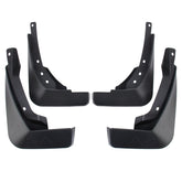 4 PCS Car Auto Semi-Rigid PVC Splash Flaps Mudguards Fender Guard for Audi A4L 2016 Version, For 2016 A4L